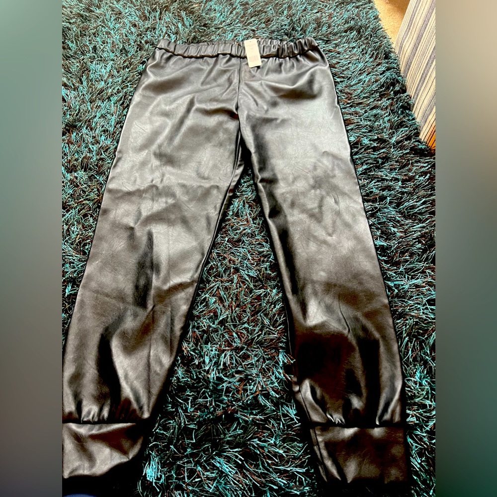 Leather Joggers ❤️